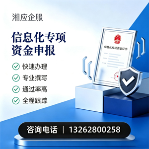 赤峰信息化专项资金申报服务