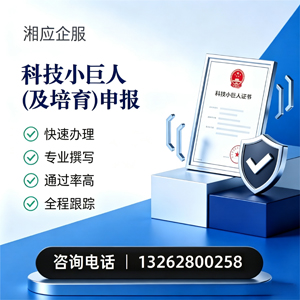 赤峰科技小巨人及培育企业申报服务